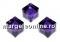 Swarovski, cube bead, light amethyst, 8mm - x1