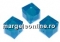 Swarovski, cube bead, light turquoise, 8mm - x1