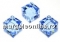 Swarovski, cube bead, light turquoise, 8mm - x1