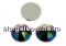 Swarovski, Organic cabochon, jet, 13x8mm - x1