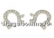 Link, Fatima's hand, rhodium-plated 925 silver, 20.5mm - x1