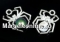 Earring base, spider 925 silver, 13.5mm - x1 pair