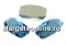 Swarovski, Organic cabochon, aquamarine CALv, 10x6mm - x1