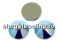 1028 Swarovski aquamarine bracelet, silver plated, 18cm - x1