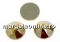 Swarovski, pand. fine rocks, black mettalic light gold, 40mm - x1