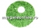 1028 Swarovski aquamarine bracelet, silver plated, 18cm - x1