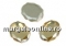 Swarovski, baroque mirror cabochon, denim blue, 10mm - x1