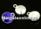 Baza inel argint 925, cabochon rotund 18mm, interior 17.8mm - x1