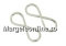 Link, infinity, Love, 925 silver, 19mm  - x1