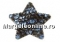 1088 Swarovski crystal bracelet, gold plated, 18cm - x1