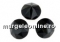 Swarovski, fancy star, silver night, 5mm - x2