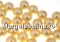 Swarovski one hole pearls, light gold, 12mm - x2