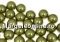 Swarovski one hole pearls, light green, 6mm - x4