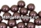 Swarovski one hole pearls, burgundy, 12mm - x2
