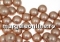 Perle Swarovski cu un orificiu, powder almond, 6mm - x4