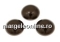 Swarovski, crystal pearl cabochon, maroon, 6mm - x2