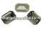 Swarovski, fancy rectangle, silver shade, 14x10mm - x1