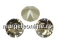 Swarovski, chaton SS45, jet, 10mm - x2
