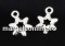 Link, rhombus, 925 silver, 17mm  - x1