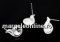 Earring findings, 925 silver - x1pair