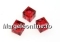 Swarovski, cube bead, montana, 4mm - x2