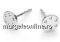 Earrings Dolphin,  925 silver - x1pair