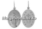 Earrings eyes,  925 silver, - x1pair