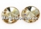 Swarovski, SS30 cabochon, caribbean blue opal, 6mm - x4