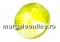 Swarovski, rhinestone HF ss16, electric yellow, 3.8mm - x20