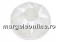 Swarovski rhinestone ss16, electric white, 4mm - x20
