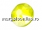 Swarovski, rhinestone ss12, electric yellow, 3mm - x20