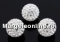 Swarovski, marguerite flower, crystal white patina, 12mm - x4