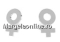 Earrings eyes,  925 silver, - x1pair