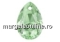 Swarovski, drop pendant, peridot, 9mm - x2