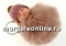 Breloc, bebe puf, roz vintage, 10cm - x1