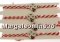 Bratara martisor, ursulet, 20x12mm - x4