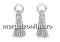 Earring Cuff with chain, 925 silver- x1piece