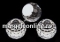 Swarovski, cabochon, comet argent light,, 8mm - x1