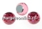 Swarovski, cabochon, violet comet argent, 4mm - x2