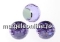 Swarovski, cabochon, violet comet argent, 4mm - x2