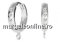 Earring findings,925 silver, 14mm - x1pair