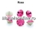 Preciosa chaton, light rose, 7mm - x4