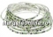 Brosa, bufnite cu cristale si ochi de pisica, 43x54mm - x1