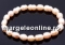 Elastic bracelet made of tricolour freshwater pearls 7-8mm