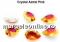 Ideal crystals, fancy picatura, astral pink, 10x7mm - x4