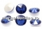 Ideal crystals, rivoli, astral blue, 10mm - x4