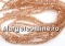 Crystal bead string, faceted biconical, indian yellow, 4mm