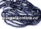 Crystal bead string, faceted rounds, transparent, 3x2mm