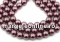 Ideal premium pearls, burgundy, 6mm - x50