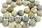 Margele coral fosil natural, rotund, 4mm